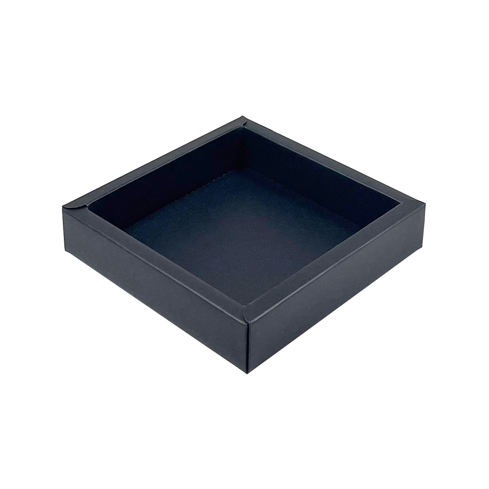 Schwarz Quadrat Klarsichtschachtel  - 125*125*25mm - 125 Stück