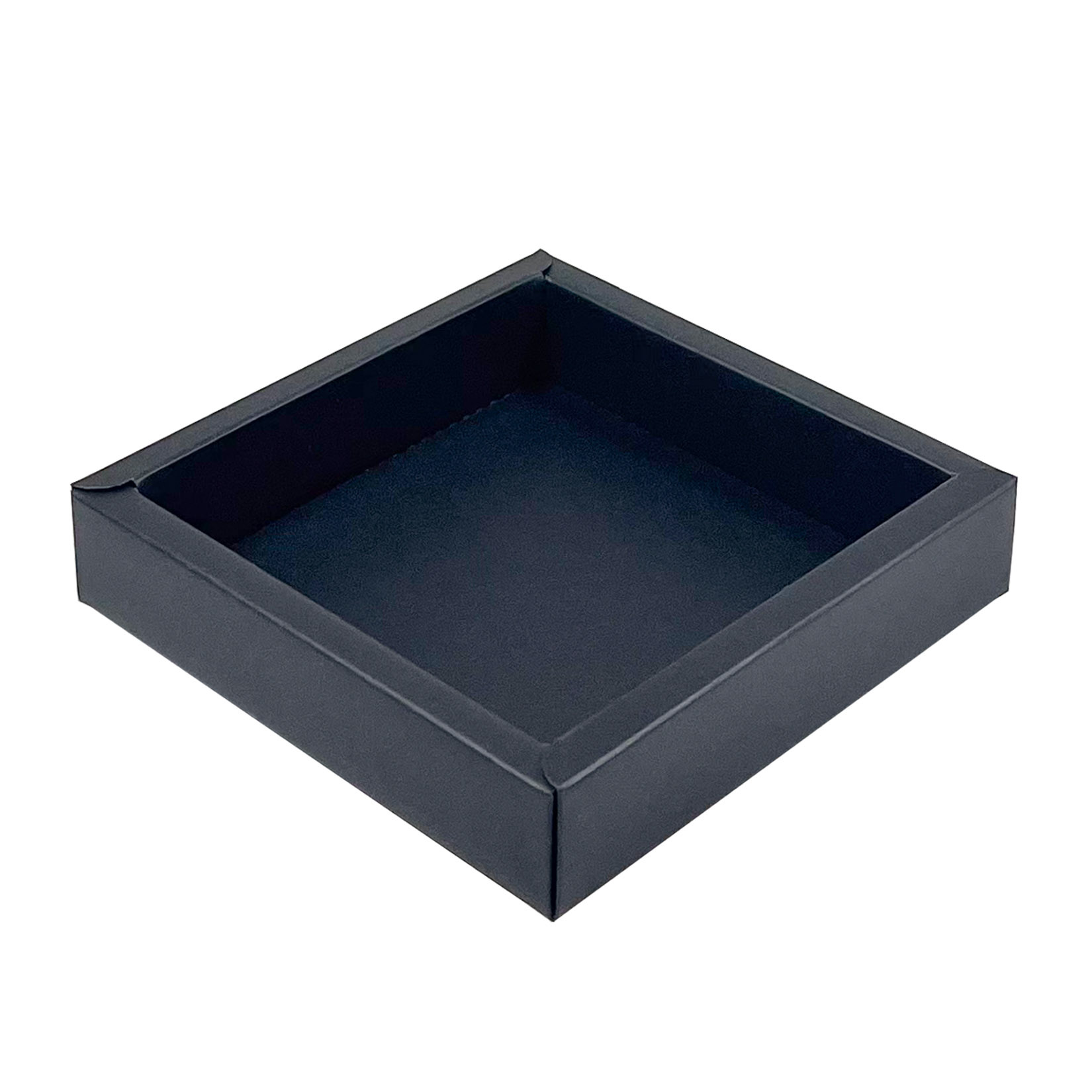 Black square window box with lid - 145*145*20mm - 90 pieces