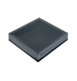 Schwarz Quadrat Klarsichtschachtel  - 145*145*20mm - 90 Stück