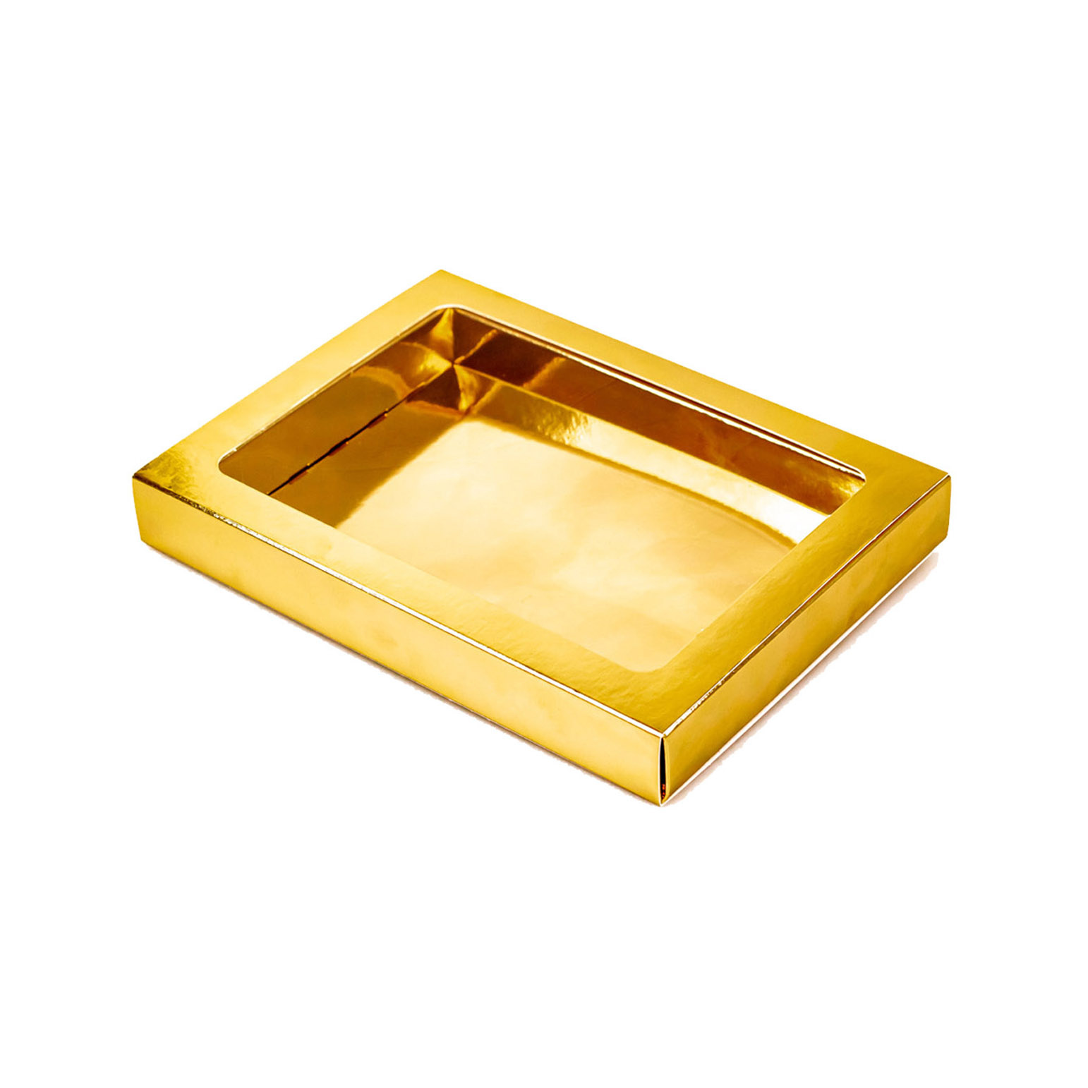 GK4 Boîte de fenêtre avec sleeve (or brillant) - 150*110*27mm - 70 pièces