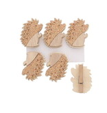 Hedgehog "Marcel" clip bronze