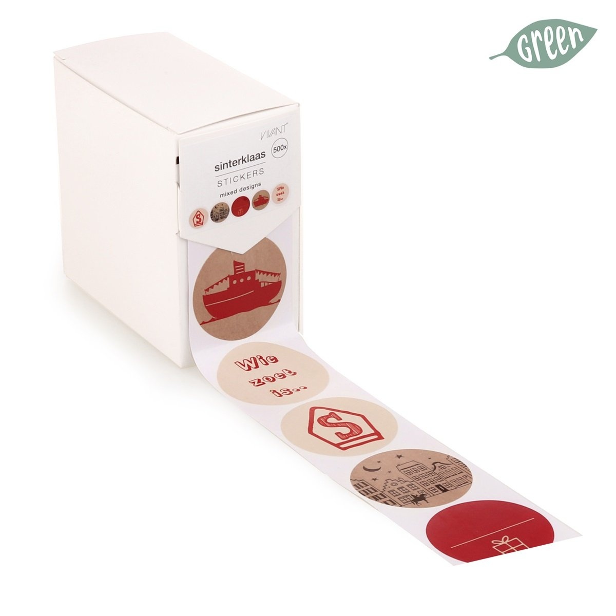 Sinterklaas stickers 500 stuks