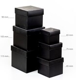 Cubebox - Matt Black  - 80*80*75mm - 250 grams