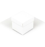 Cubebox - Glanzend wit - 80*80*75mm - 250 gram