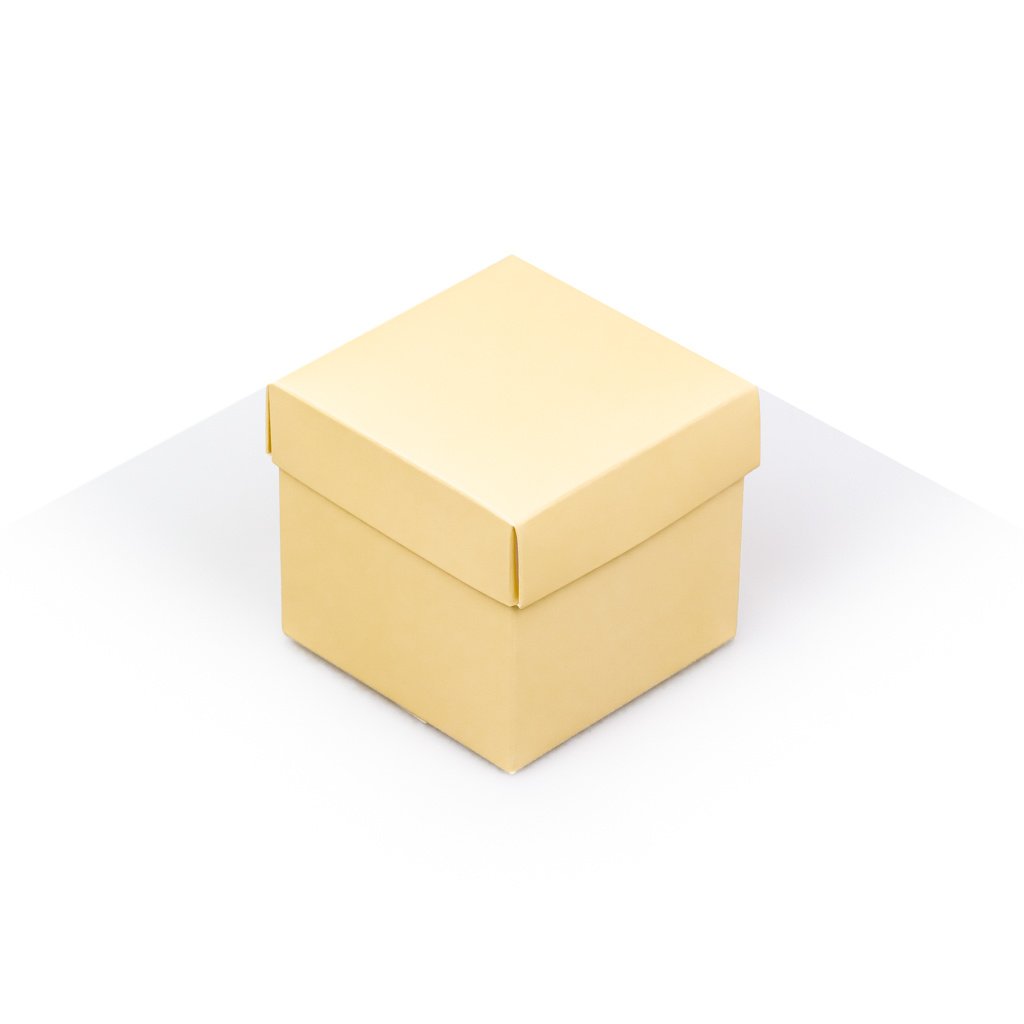 Cubebox - Mat crème - 90*90*85mm - 375 gram