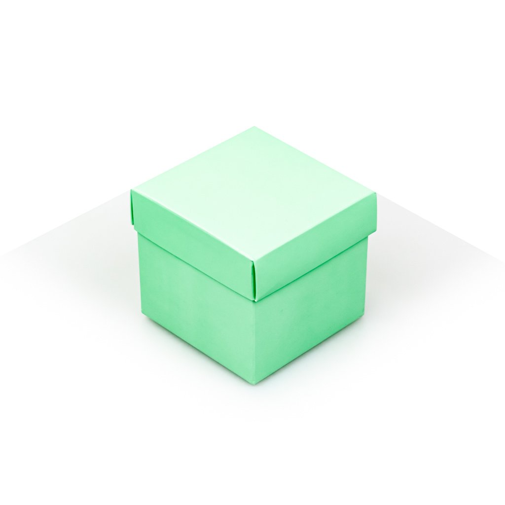 Cubebox - Mat mintgroen - 90*90*85mm - 375 gram