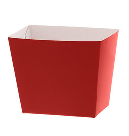 Conical tray high red