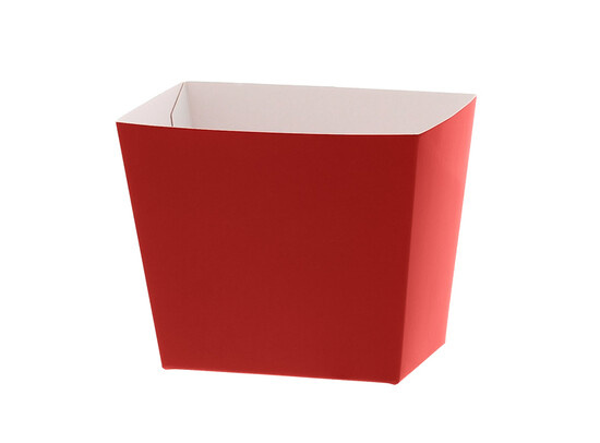 Conical tray high red