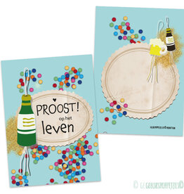 Proost! Op het leven gelukskaartjes