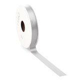 Double Face Satin Band - Silver