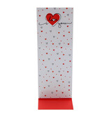 J-carton one line heart "Love"