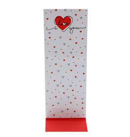 J-carton one line heart "Love"