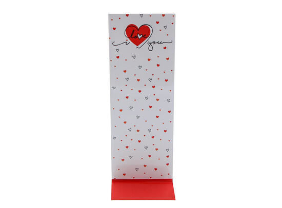 J-carton one line heart "Love"