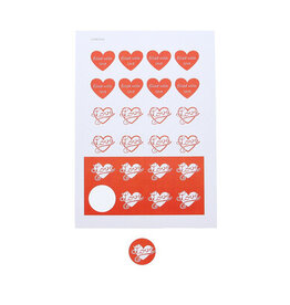 "Love" Sticker 4 cm