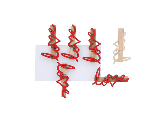 Knijper " Love " tekst One line heart