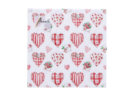 Serviette Lovely hearts