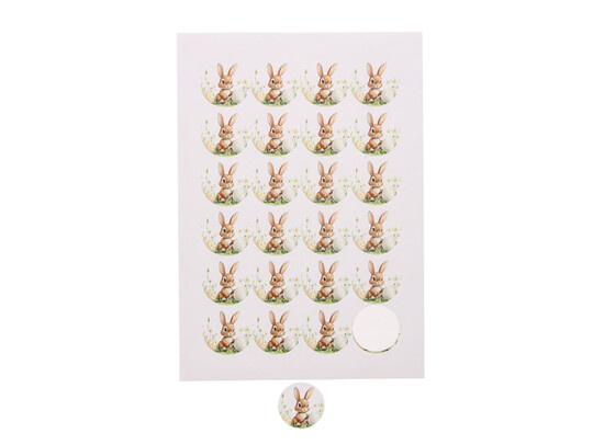 Sticker 4 cm  Bunny "Caramel"