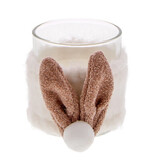 "Curly plush" Photophore avec oreilles de lapin.