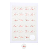 "Daydream" Love sticker 4 cm