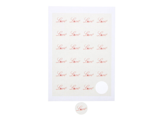 "Daydream" Love sticker 4 cm