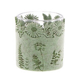 "Summery" theelichthouder KM smokey green