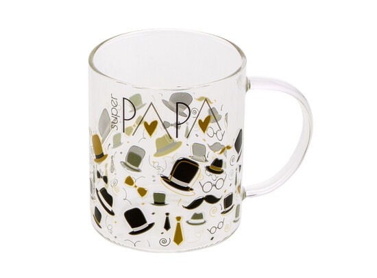 "PAPA Gentleman" tasse en verre