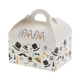 Sweetbox met handvat  "PAPA Gentleman"  250 gr.