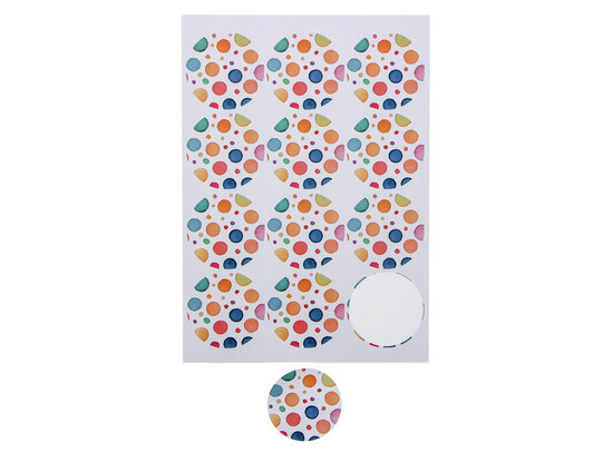 "Party time" Love autocollant  6,35 cm