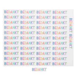 "Party time" Bedankt"Party time" Bedankt blinkend