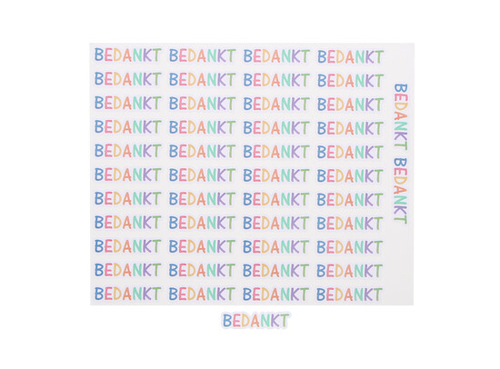 "Party time" Bedankt "Party time" Bedankt blinkend