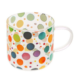 "Party time" glass mug