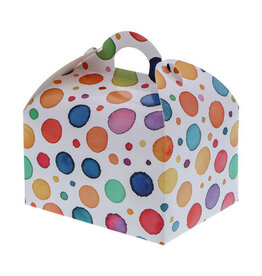 Bonbonbox mit Henkel  "Party time" 250 gr.