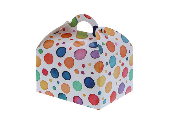 Sweetbox with handle "Party time" 250 gr.