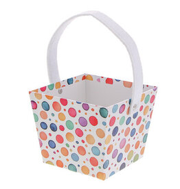 "Party time"  Box mit Henkel quadratisch