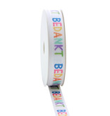 Satin ribbon "Party time" bedankt