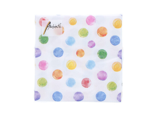 Serviette Polka dots 25cm x 25cm