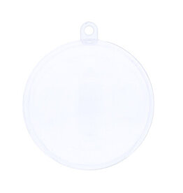 Boule plexi 6 cm avec boucle  - 100 pièces
