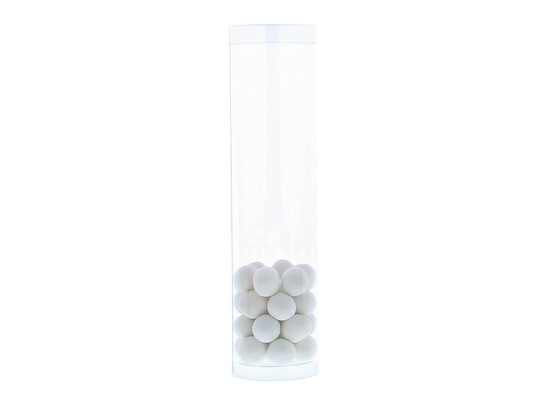 Transparent tube box with lid -  50*50*200 mm - 150 pieces