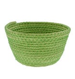 Round Paper rope basket - grey  - 10 pieces