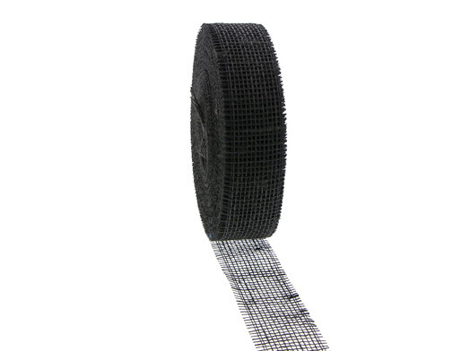 Ruban de jute noir