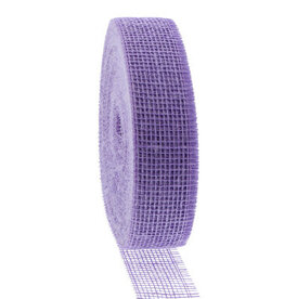 Jute ribbon lila