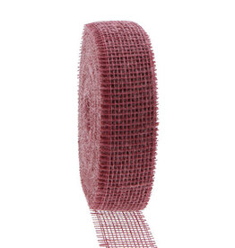 Jute Naturband vieux rose
