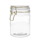 Pot en verre  large - 100mm x 120mm x 140mm- 6  pièces