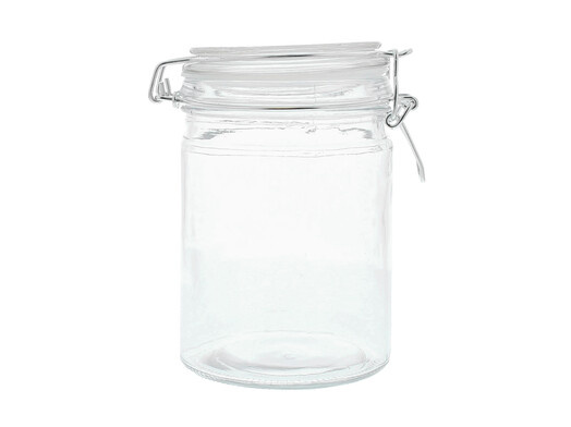 Pot en verre  large - 100mm x 120mm x 140mm- 6  pièces