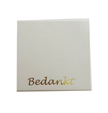 Magneetdoosje "Bedankt" (wit) - 9 bonbons - 24 stuks