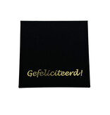 Magneetdoosje "Gefeliciteerd" (zwart) - 9 bonbons - 24 stuks