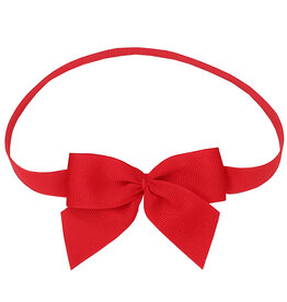 Red elastic bow - 23 cm - 50 pieces