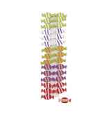 Candy clips in 5 colors.