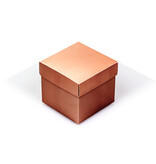 Cubebox - Glanzend roségoud