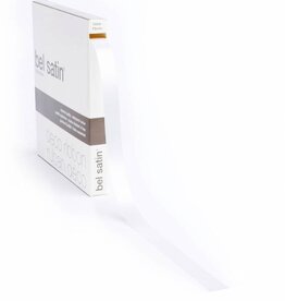 Bel Satin lint 15mm - White